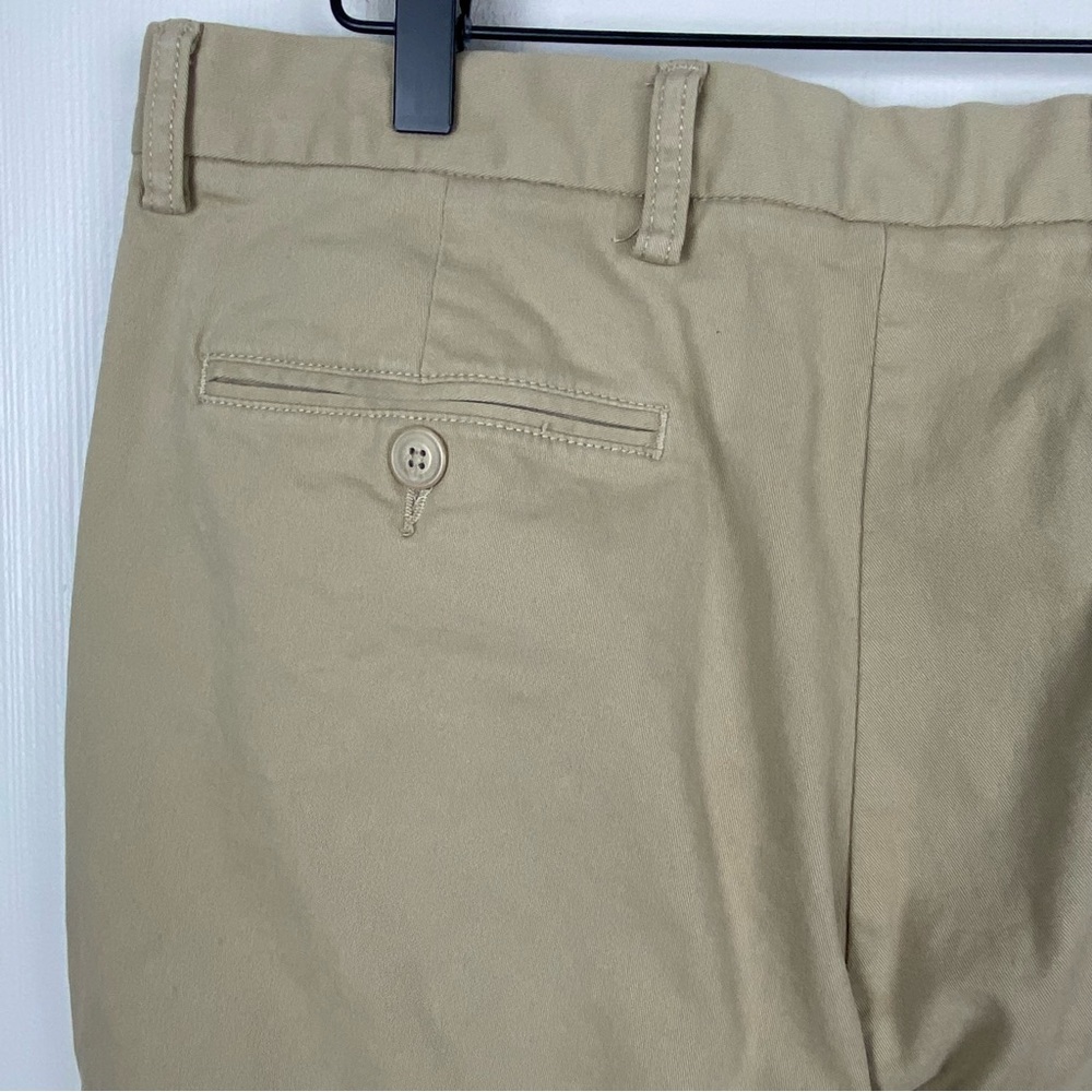 Old Navy Pants Mens 34x32 (34X31) Tan Khaki Ultimate Straight Chino Stretch - Picture 8 of 14